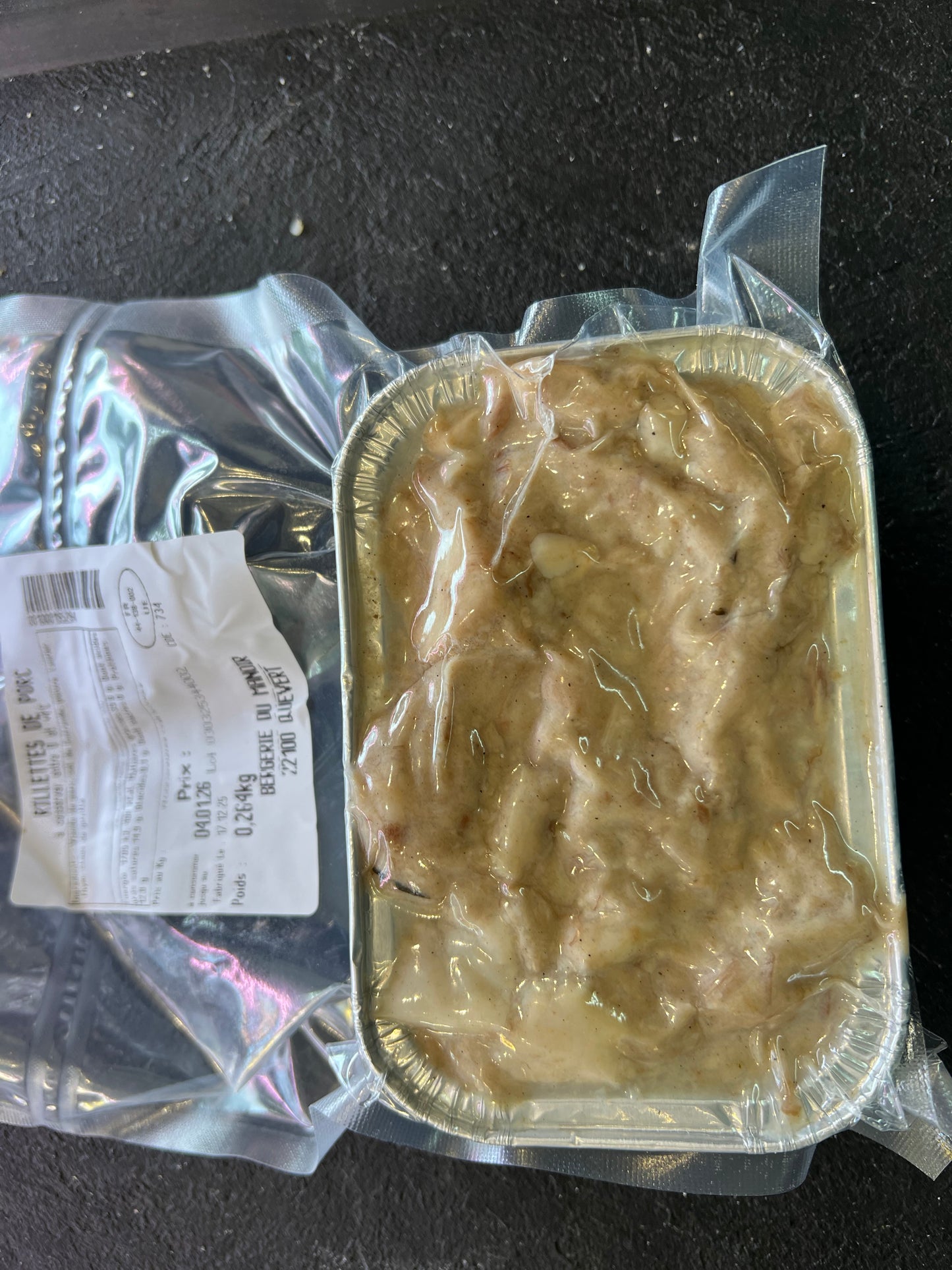 Rillette de porcs (prix au kilo)