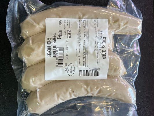Boudin blanc (prix au kilo)