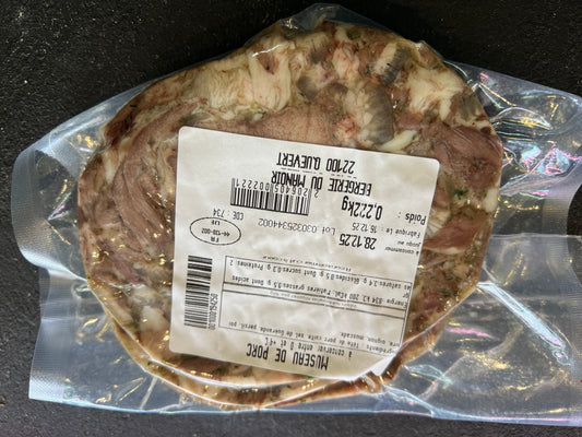 Museau de porc 5 tranches (prix au kilo)