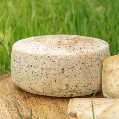 Tomme de brebis à la moutarde à l'ancienne