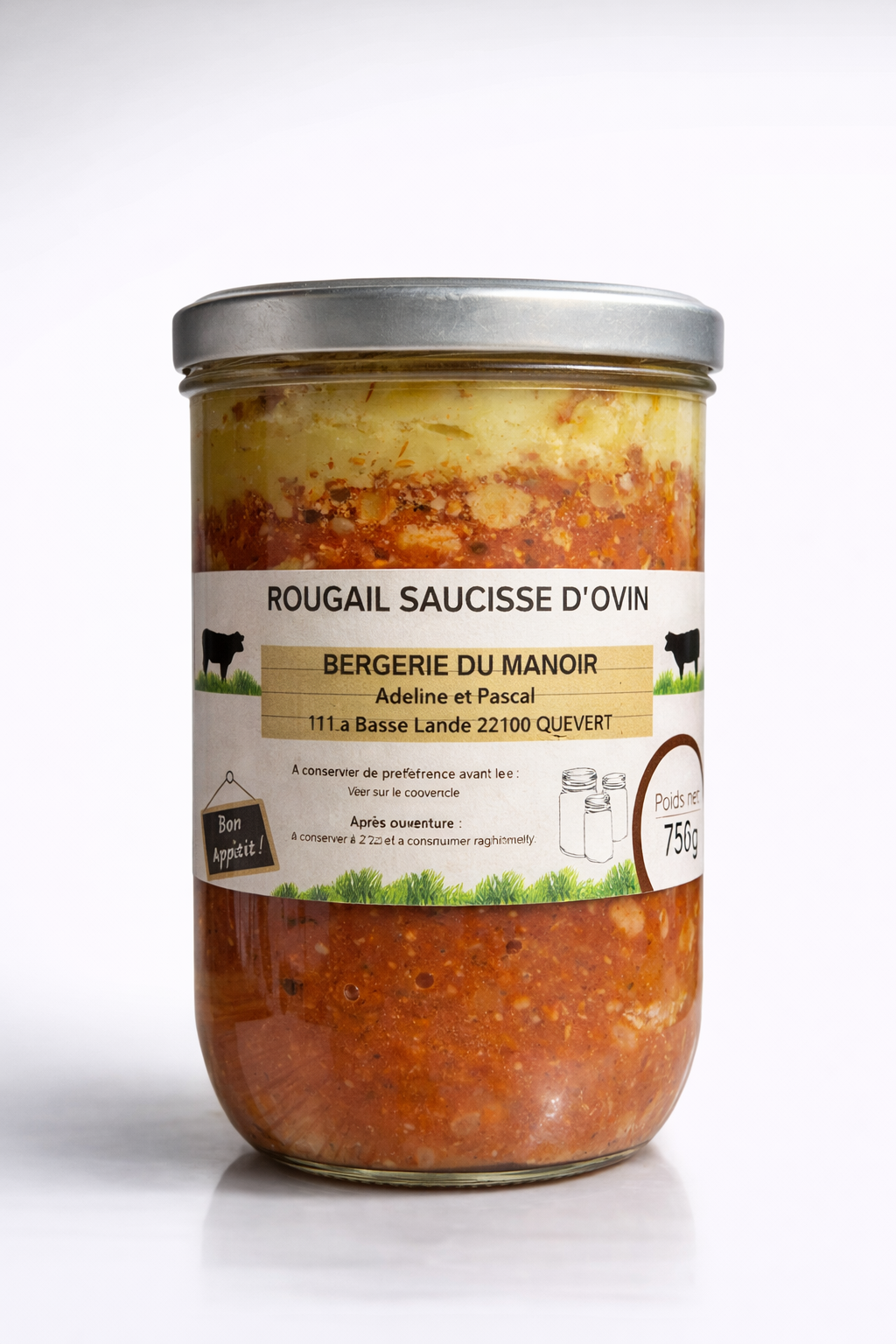 Rougail saucisse d’ovin