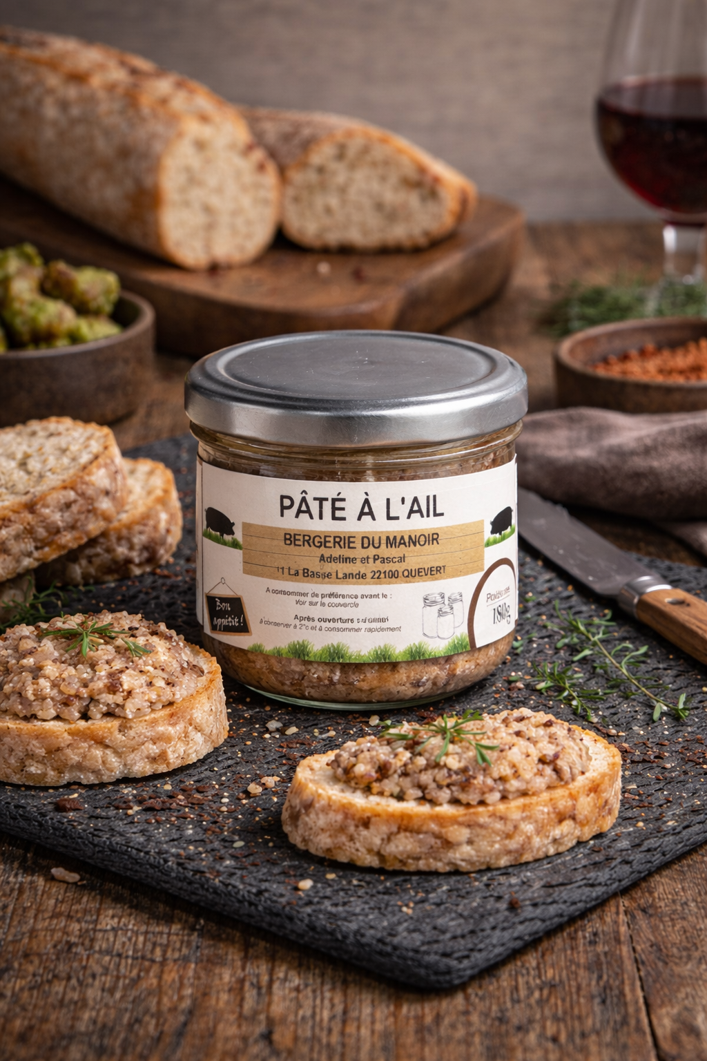 Pâté à l’ail